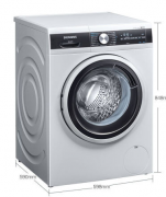 西门子(SIEMENS) 8公斤 洗烘一体变频 滚筒洗衣机